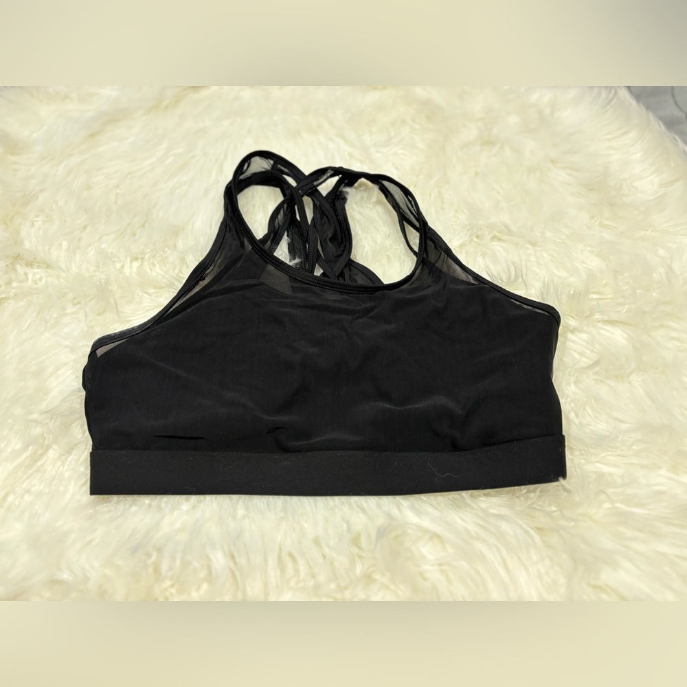 Black Fabletics Sports Bra